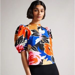 Ted Baker Azura Puff Sleeve Blouse